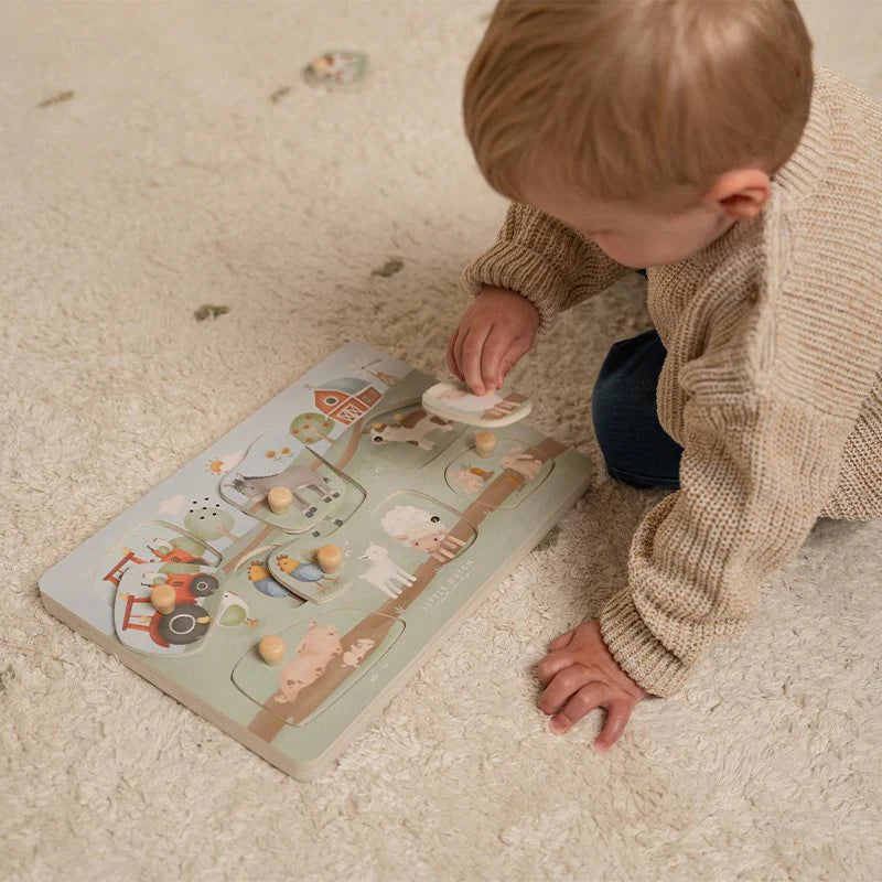 Дървен Музикален Пъзел Little Farm