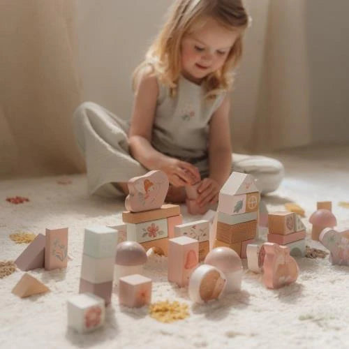 Дървени Кубчета в Кутия Fairy Garden