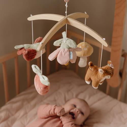 Дървена Музикална Въртележка за Легло Fairy Garden