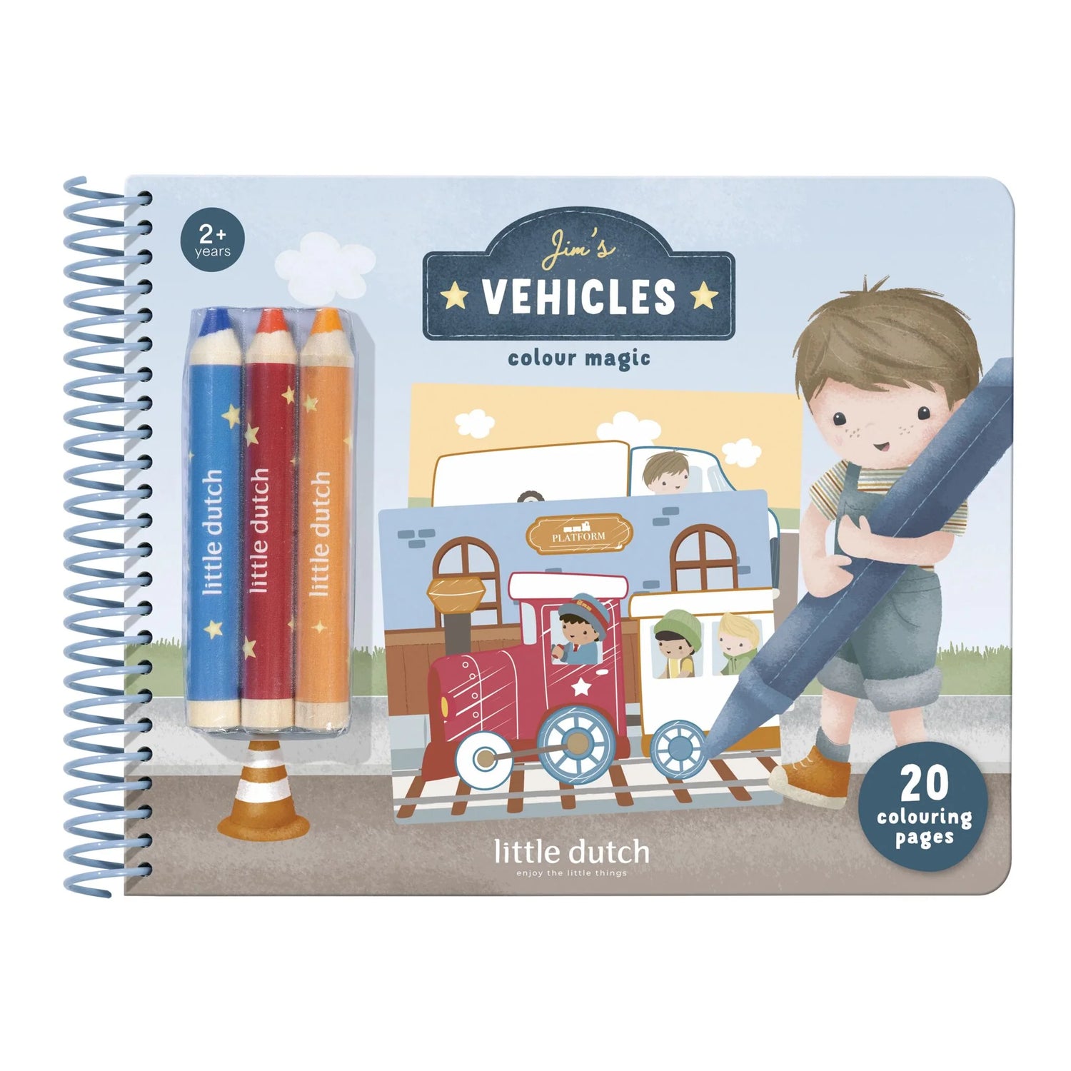 Магическа Книжка за Оцветяване Jim & Friends