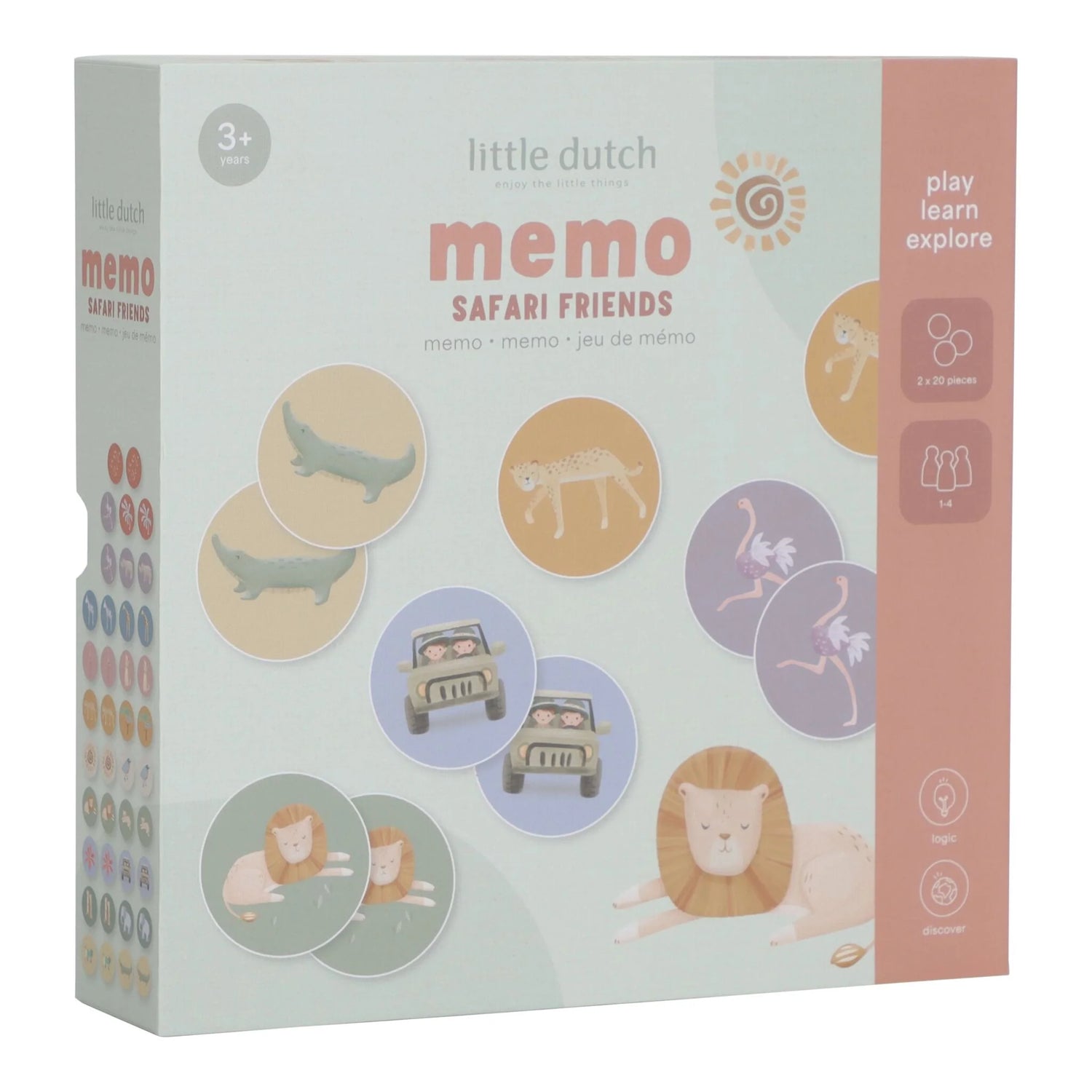 Мемо Игра Safari Friends