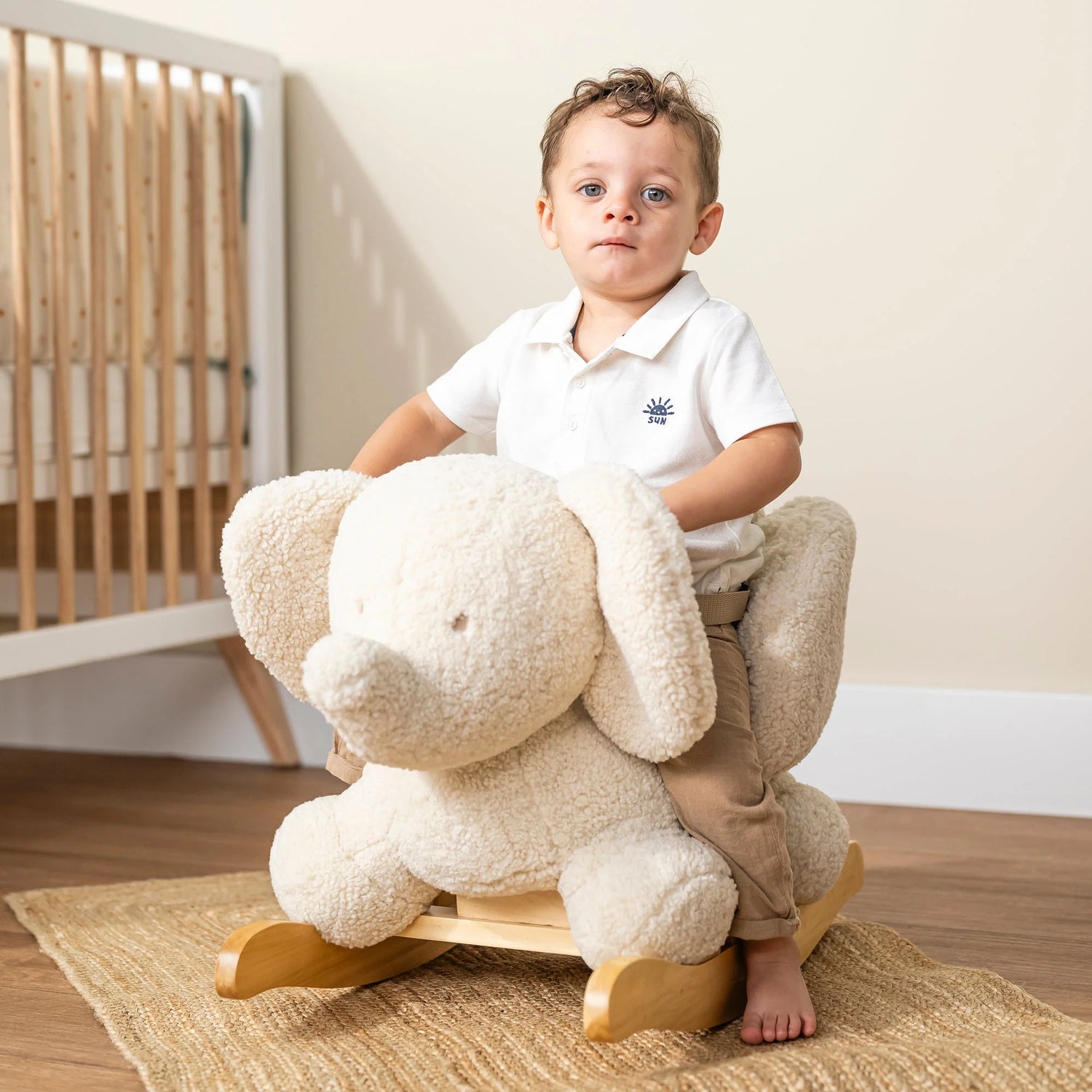Люлееща се играчка Elephant ecru Teddy