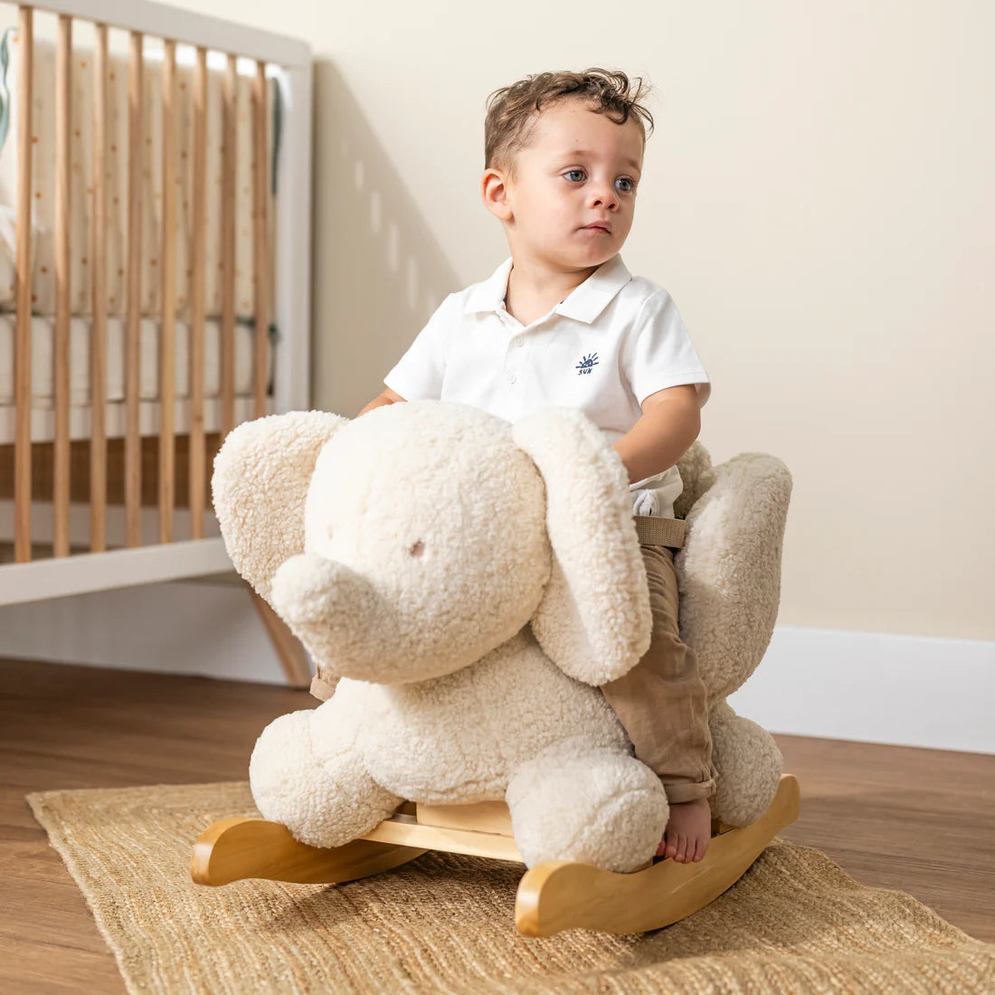 Люлееща се играчка Elephant ecru Teddy
