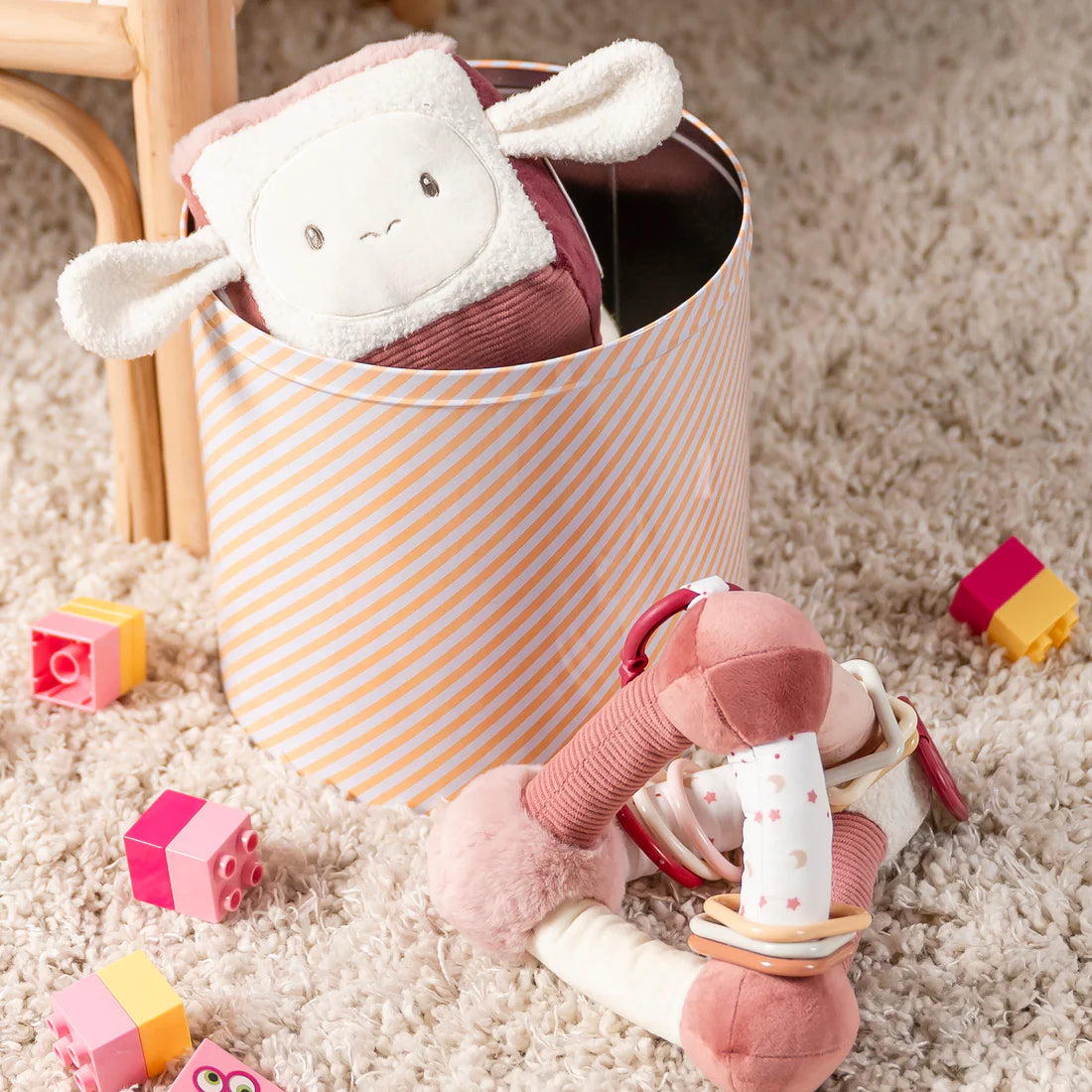 Меко активно кубче Lapidou Powder Pink