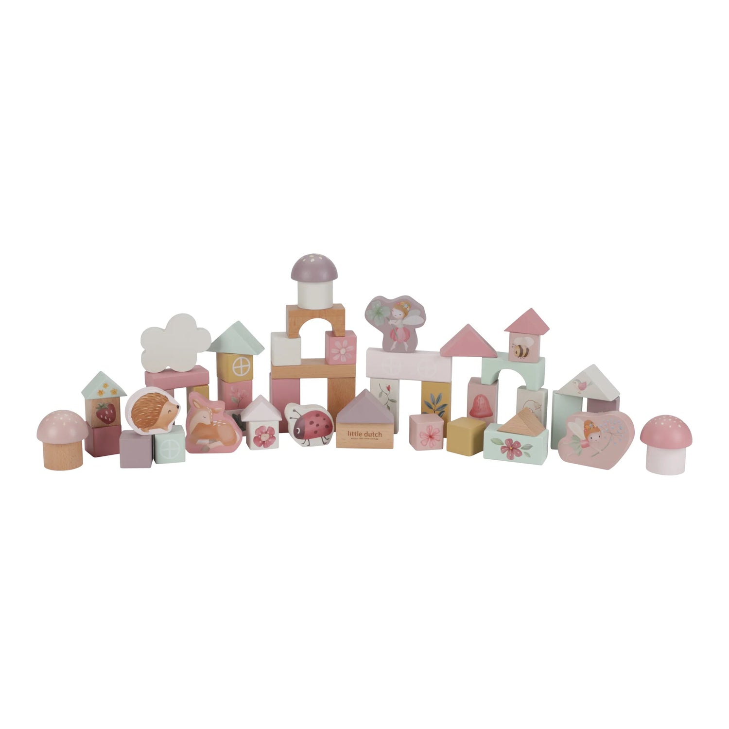 Дървени Кубчета в Кутия Fairy Garden