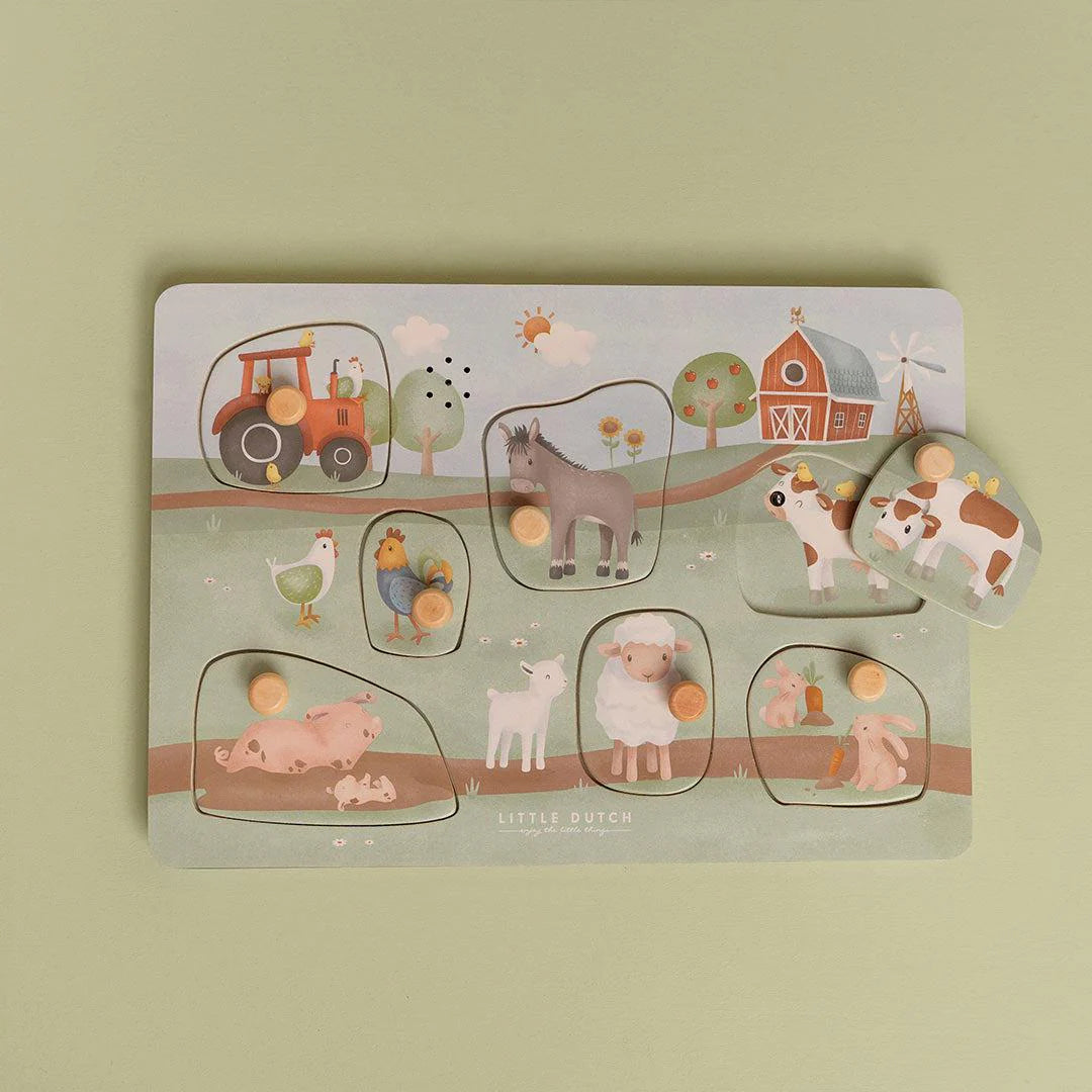 Дървен Музикален Пъзел Little Farm
